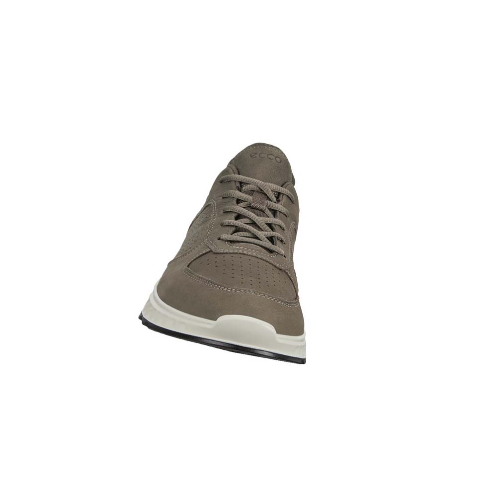 Men's Ecco Exostride Sneakers Olive | SG 616XYU